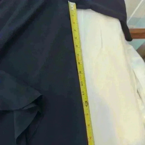 Dark Blue V-Neck Blouse (Size XL) - Picture 6 of 6